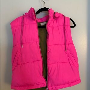 Pilcro Vibrant Pink Womens Vest